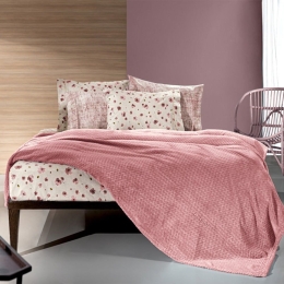 Κουβέρτα Rombus Coral Guy Laroche Υπέρδιπλo 220x240cm Microfiber