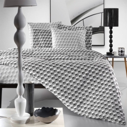 Σεντόνια Monroe (Σετ 4τμχ) Graphite Guy Laroche King Size 270x265cm 100% Βαμβακερό Περκάλι