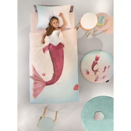 Σεντόνια Παιδικά Mermaid (Σετ 3τμχ) Multi Saint Clair Μονό 170x250cm 100% Βαμβάκι