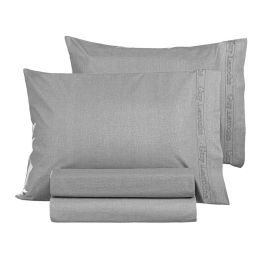 Μαξιλαροθήκες Color Plus (Σετ 2τμχ) Silver Guy Laroche 50Χ70 50x70cm 100% Βαμβακερό Περκάλι