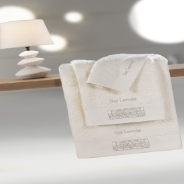 Πετσέτες Tetra (Σετ 3τμχ) Ivory Guy Laroche Σετ Πετσέτες 70x140cm 100% Βαμβάκι