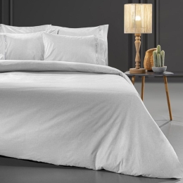 Παπλωματοθήκη Color Plus Smoke Guy Laroche Μονό 165x225cm 100% Βαμβακερό Περκάλι