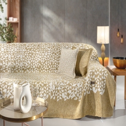 Ριχτάρι Duomo Golden Guy Laroche Τετραθέσιο 180x350cm Βαμβάκι-Ακρυλικό