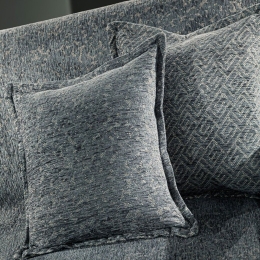 Μαξιλαροθήκη Διακοσμητική Matis Anthracite Guy Laroche 50X50 50x50cm Ακρυλικό,Βαμβάκι, Polyester