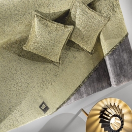 Ριχτάρι Matis Olive Guy Laroche Τετραθέσιο 180x350cm Ακρυλικό,Βαμβάκι, Polyester
