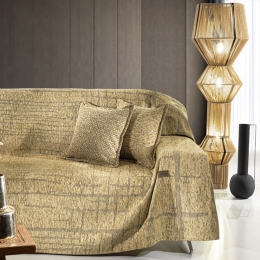 Ριχτάρι Monte Gold Guy Laroche Τριθέσιο 180x300cm Ακρυλικό,Βαμβάκι, Polyester