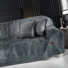 Ριχτάρι Nobel Anthracite Guy Laroche Τετραθέσιο 180x350cm Ακρυλικό,Βαμβάκι, Polyester