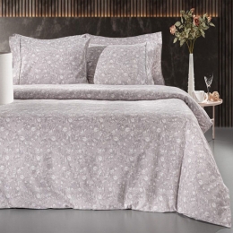 Σεντόνια Elodie Flannel (Σετ 4τμχ) Melanze Guy Laroche Υπέρδιπλο 240x265cm 100% Βαμβακερή Φανέλα
