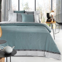 Σεντόνια Memphis (Σετ 3τμχ) Aqua Guy Laroche Μονό 165x265cm 100% Βαμβακερό Περκάλι