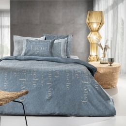 Σεντόνια Paris (Σετ 4τμχ) Indigo Guy Laroche King Size 270x265cm 100% Βαμβακερό Περκάλι