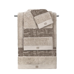 Πετσέτες Paris (Σετ 3τμχ) Choco-Natural Guy Laroche Σετ Πετσέτες 70x140cm 100% Βαμβάκι
