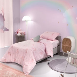 Σεντόνια Παιδικά Pinto (Σετ 3τμχ) Pinky Saint Clair Μονό 165x250cm 100% Βαμβάκι