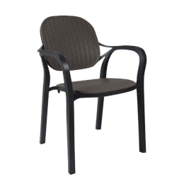 ΠΟΛΥΘΡΟΝΑ ΠΟΛΥΠΡΟΠΥΛΕΝΙΟΥ KHEM HM5820.10 ΑΝΘΡΑΚΙ 58x57x81Y εκ.
