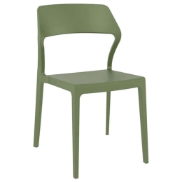 Καρέκλα Snow Olive Green 52X56X83εκ. Siesta 20.0153