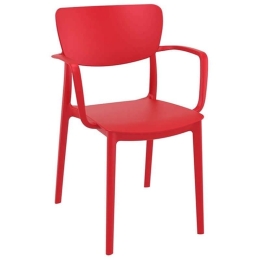 Πολυθρόνα Liza Red 54X53X82εκ. Siesta 20.0413