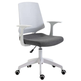 Πολυθρόνα Γραφείου ΒΣ1150-W White/Grey  62Χ54Χ92/102εκ. 01.0039