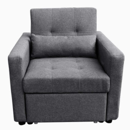 Πολυθρόνα/Κρεβάτι Μάτζικ Grey  40.0016 85X103X85εκ. Ύφασμα