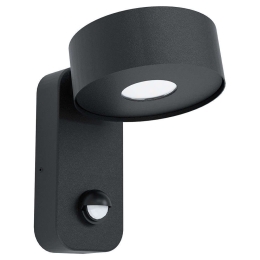 Φωτιστικό Τοίχου Mε Αισθητήρα Black Palosco 98738 Eglo