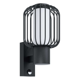 Φωτιστικό Τοίχου Mε Αισθητήρα Black Ravello 98722 Eglo