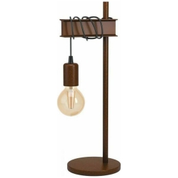 Φωτιστικό Επιτραπέζιο 43525 Townshend 1/E27 Brown-Antique Eglo Ατσάλι