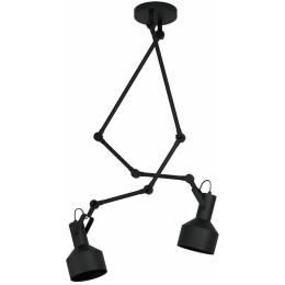 Φωτιστικό Οροφής 43562 Takeley 2/E27 Black Eglo Μέταλλο