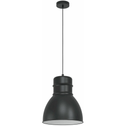 Φωτιστικό Οροφής 43621 Ebury 1/E27 Black Eglo Μέταλλο