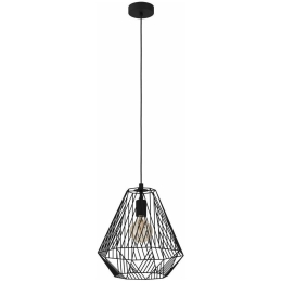 Φωτιστικό Οροφής 43692 Stype 1/E27 Black Eglo Μέταλλο