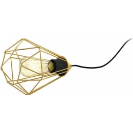 Φωτιστικό Επιτραπέζιο 43685 Tarbes 1/E27 Black-Brass Eglo Μέταλλο