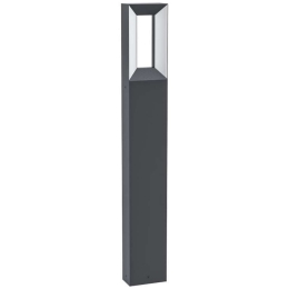 Φωτιστικό Δαπέδου 98728 Riforano Led Κολωνάκι Black-White Eglo