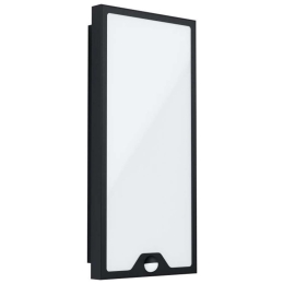 Φωτιστικό Τοίχου - Απλίκα 99521 Casazza Led L-420 Με Αισθητήρα Black-White Eglo
