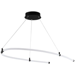 Φωτιστικό Οροφής 99429 Alamedilla Led Black-White Eglo Μέταλλο,Πλαστικό