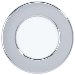 Φωτιστικό Οροφής - Σποτ 99204 Fueva Led Ø86 3000K Chrome Eglo Μέταλλο,Πλαστικό