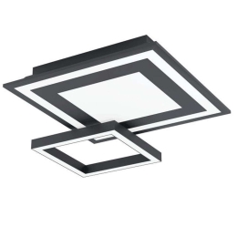 Φωτιστικό Οροφής-Πλαφονιέρα Savatarila-Z 900025 45x45x7cm 4xLed 2,7W Black Eglo