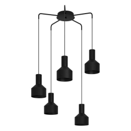 Φωτιστικό Οροφής Casibare 99553 71x150cm 5xE27 40W Black Eglo