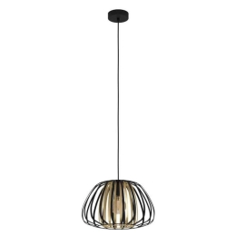 Φωτιστικό Οροφής Encinitos 99666 37,5x110cm 1xE27 40W Black-Gold Eglo
