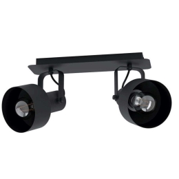 Φωτιστικό Οροφής Σποτ Casibare 99518 33,5x17,5cm 2xE27 28W Black Eglo