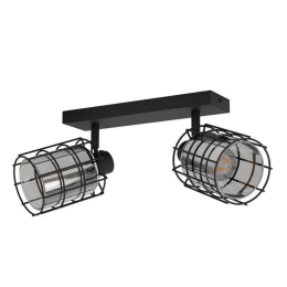 Φωτιστικό Οροφής Σποτ Concasa 99712 34x20,5cm 2xE27 40W Black Eglo