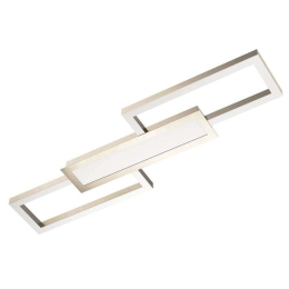 Φωτιστικό Οροφής-Πλαφονιέρα Monirote 99791 78x26x4,5cm Led 37W Nickel-White Eglo