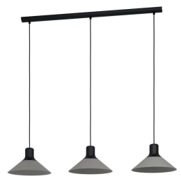 Φωτιστικό Οροφής-Ράγα Abreosa 99512 108x28x110cm 3xE27 28W Grey-Black Eglo