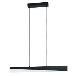Φωτιστικό Οροφής-Ράγα Isidro 99562 79,5x6x110cm Led 27W Black-White Eglo