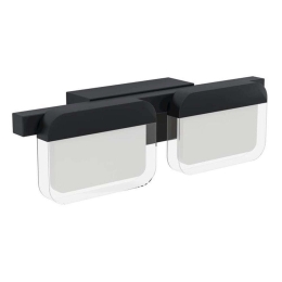 Φωτιστικό Τοίχου-Απλίκα Ervidel 98877 32x8x9cm 2xLed 4,5W Black Eglo