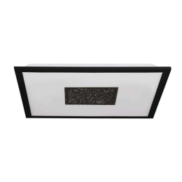 Φωτιστικό Οροφής-Πλαφονιέρα Marmorata 900559 44,5x44,5cm Led 19W Black-White Eglo