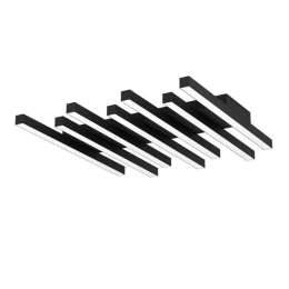 Φωτιστικό Οροφής-Πλαφονιέρα Padulari 900597 53,5x47x5cm Led 25,6W Black-White Eglo