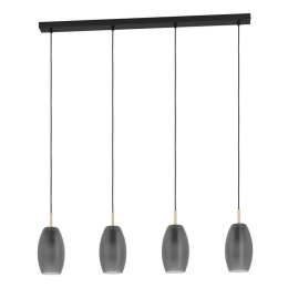 Φωτιστικό Οροφής-Ράγα Alobrase 900508 94,5x12x110cm 4xE27 40W Grey Eglo
