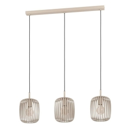 Φωτιστικό Οροφής- Ράγα Romazzina 900497 90x20x110cm 3xE27 40W Beige Eglo