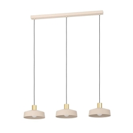 Φωτιστικό Οροφής-Ράγα Valdiola 900431 3xE27 40W Sand-Gold Eglo