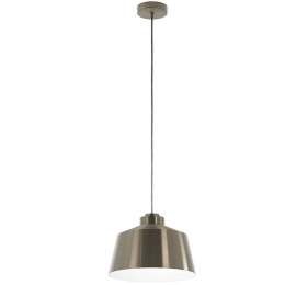 Φωτιστικό Οροφής Southery 43816 Φ35x110cm 1xΕ27 40W Gold-White Eglo Ατσάλι