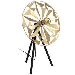 Φωτιστικό Επιτραπέζιο Castanuel 43808 37x27x57,5cm 1xΕ27 40W Black-Gold Eglo Ατσάλι