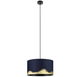 Φωτιστικό Οροφής Casuarita 39973 Φ38x150cm 1xE27 40W Blue-Gold Eglo Χαρτί,Μέταλλο