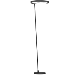 Φωτιστικό Δαπέδου Caredara 390167 Φ45x178cm Dim Led 2600lm 23W 3000K Black Eglo Αλουμίνιο,Πλαστικό,Ατσάλι